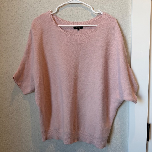 Quince Pink Cotton Cashmere Sweater Size Large - Picture 3 of 7